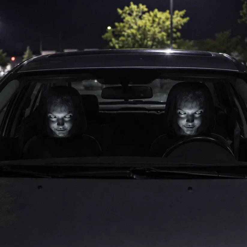 Cindy — The Grinning Headrest Cover